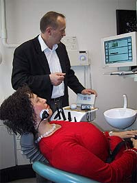 Gezieltes Training der Entspannung des M. masseter (Kaumuskel) mit EMG-Biofeedback